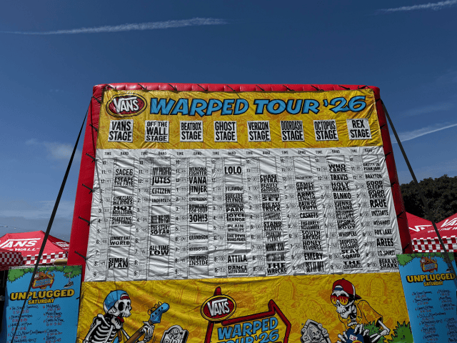 Set Times: Vans Warped Tour Long Beach 2026